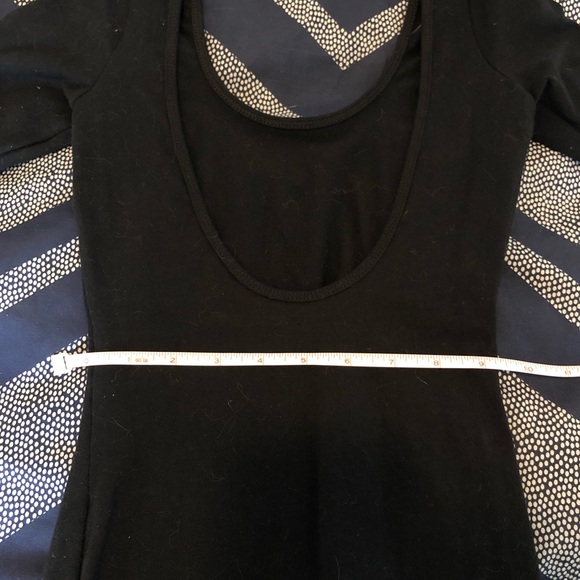 AMERICAN APPAREL DRESS SKINTIGHT BLACK SIZE SMALL - Picture 4 of 10